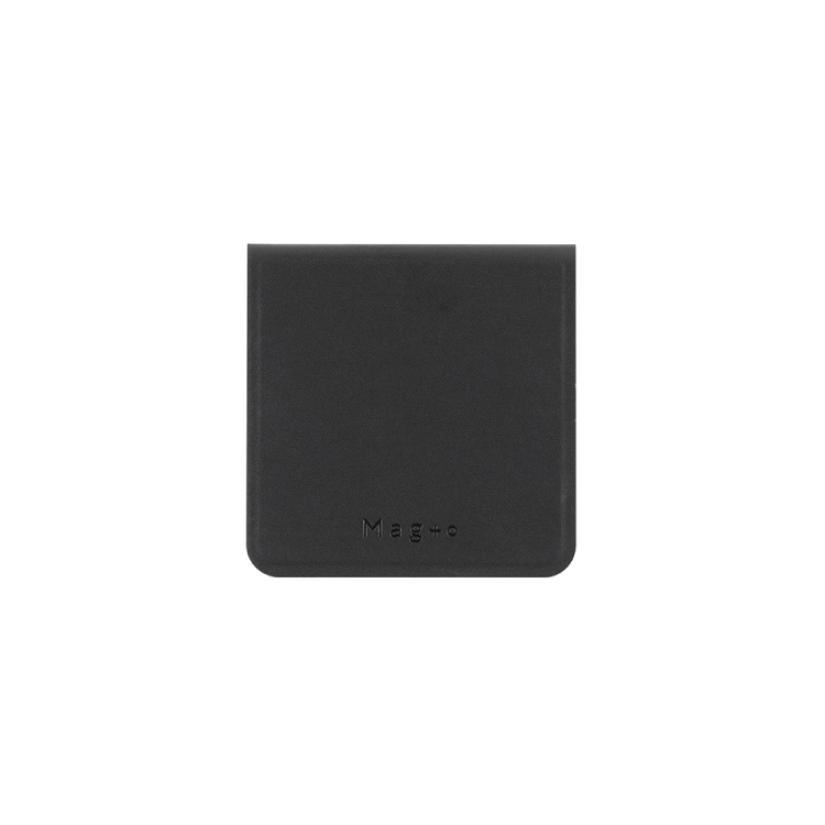 ナカバヤシ　Mag＋o（マグト）/マグネット付箋ホルダー/スクエア/ジェットブラック　MGT-FHSQ-01-D　(tm)の商品画像1枚目