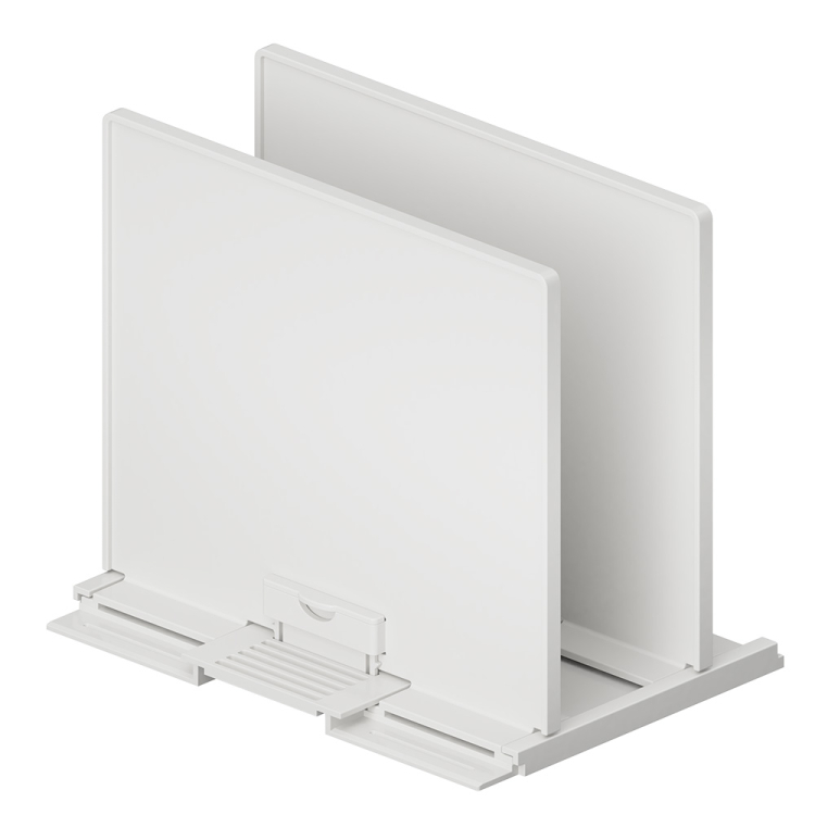 ナカバヤシ　キャパティ　アジャストスタンド　ホワイト　FB-AS1WHの商品画像1枚目