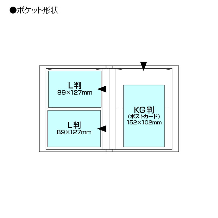 ナカバヤシ イージーストッカー3 PP製ポケットアルバム L判80枚収納 アカ-E3PL-80W ホワイトの商品画像3枚目