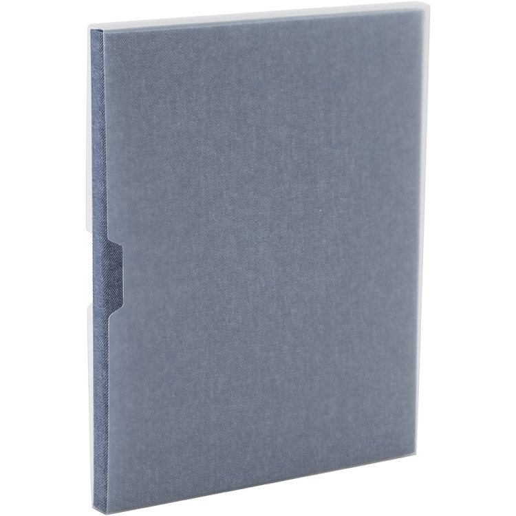 ナカバヤシ cotto. （コット） 黒台紙フォトアルバム／2L判ヨコ４８枚／ブルー A-COP2L-480-Bの商品画像2枚目