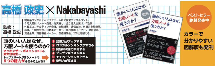 ナカバヤシ A4サイズ・ヨコ・ロジカル・シンクノート RP-A402DB-ブラック・ブルーの商品画像3枚目