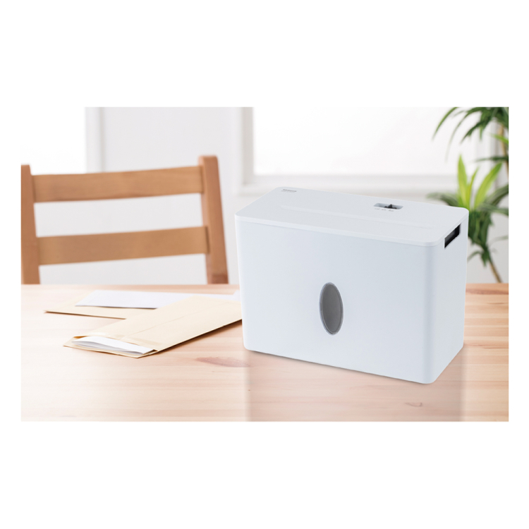 ナカバヤシ　パーソナルシュレッダ／ホワイト　NSE-DTC03W　(tm)の商品画像10枚目