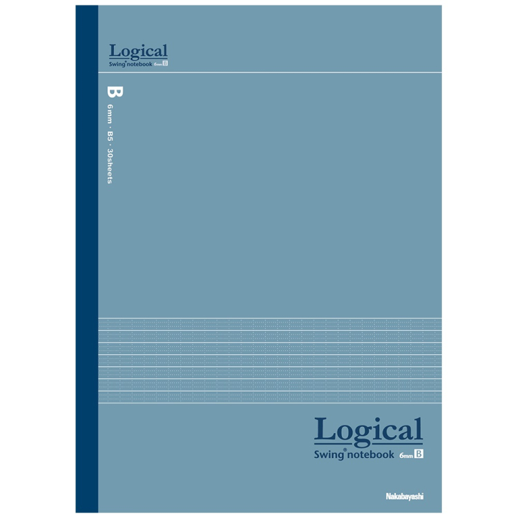 ナカバヤシ　ロジカルノート　セミB5　クラシックカラー　B罫　3P　NB507B-3Pの商品画像4枚目
