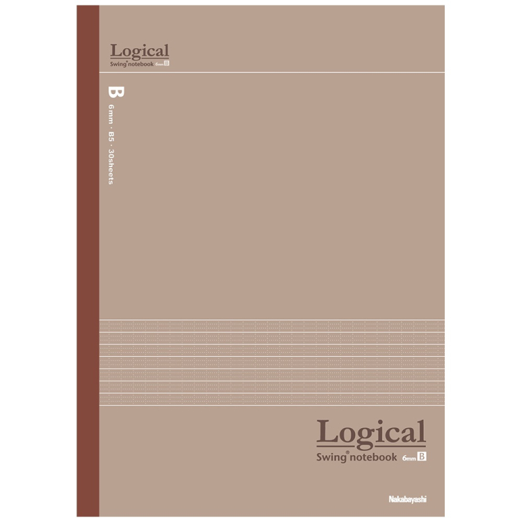 ナカバヤシ　ロジカルノート　セミB5　クラシックカラー　B罫　3P　NB507B-3Pの商品画像5枚目