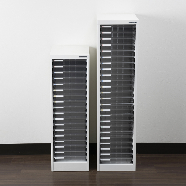 ナカバヤシ　アバンテV2フロアケース　　浅24段／シロ　AF-24の商品画像4枚目