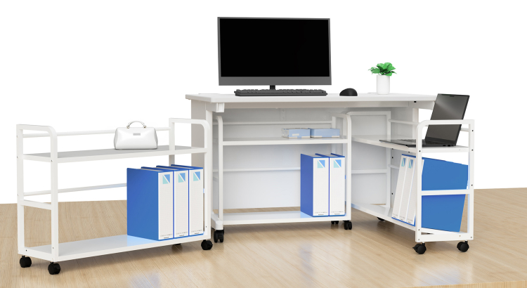 ナカバヤシ　アンダーデスクターナ　幅70cm ／ホワイト　ND-U700Wの商品画像7枚目