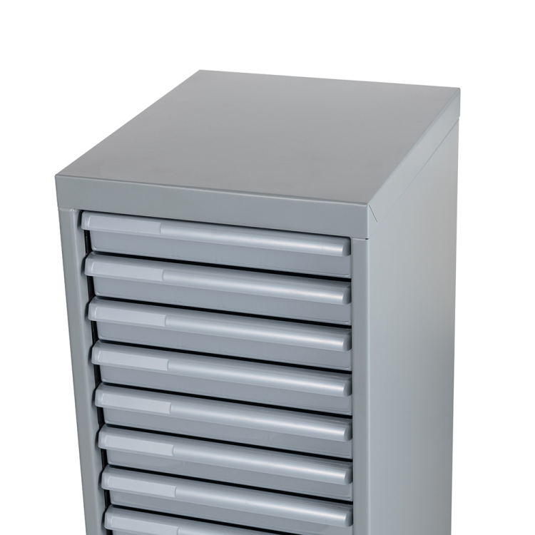 ナカバヤシ　アバンテV2フロアケース　カラートレータイプ／アッシュグレー　AF-18の商品画像3枚目