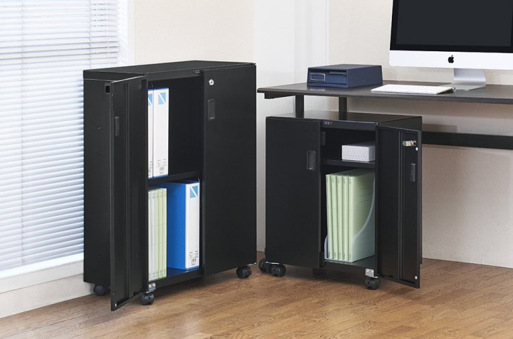 ナカバヤシ　セキュリティデスクターナ　H600mm／ブラック　ND-S722-BKの商品画像3枚目