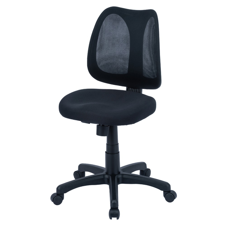 ナカバヤシ　ソリッドメッシュチェア／ブラック　RZS-201BK　(tm)の商品画像1枚目