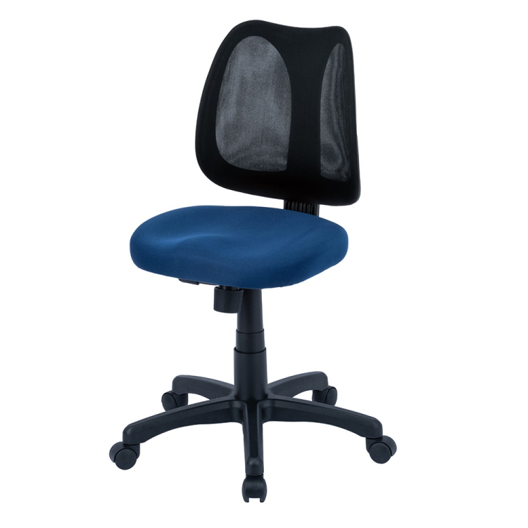 ナカバヤシ　ソリッドメッシュチェア／ネイビー　RZS-201NB　(tm)の商品画像1枚目