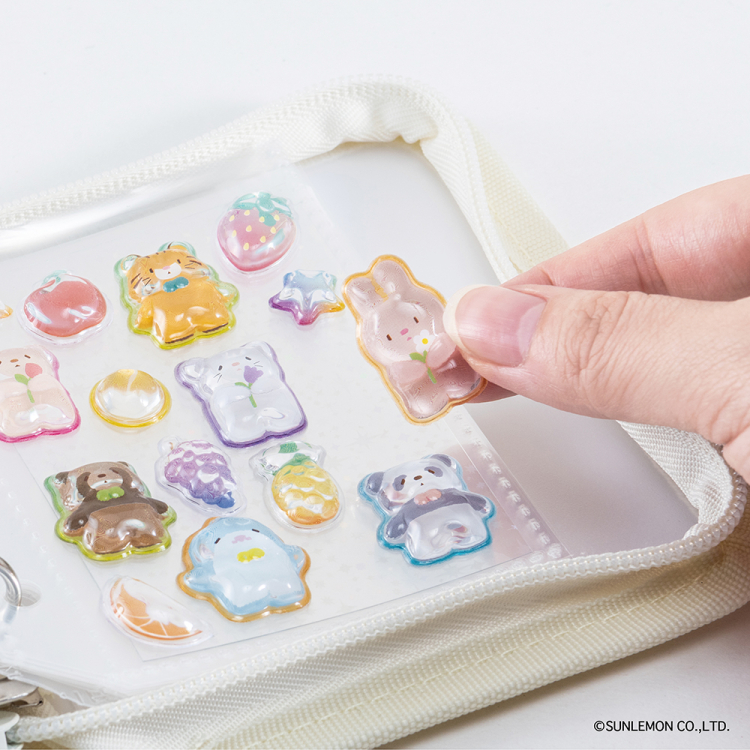 ナカバヤシ うるぷくたんシール ふわふわたっとん/フルーツ RSTK-001-3の商品画像4枚目