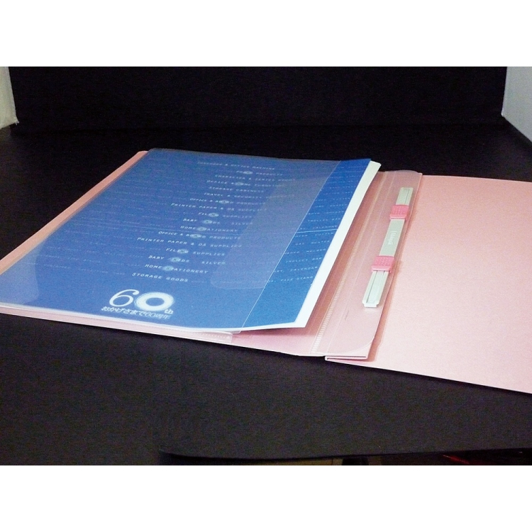 ナカバヤシ　フラットポケット台紙・A4S・A4W・2枚　FPR-A4W/Aの商品画像