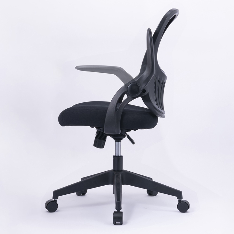 ナカバヤシ　レザー＆メッシュチェア／ブラック　CNN-006BK　(tm)の商品画像8枚目