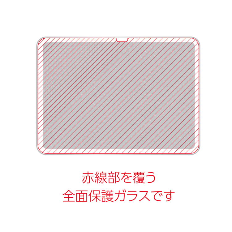ナカバヤシ　iPad用ガラス　ペーパータッチ・ケント紙タイプ　TBF-IP25GGPK　(tm)の商品画像5枚目