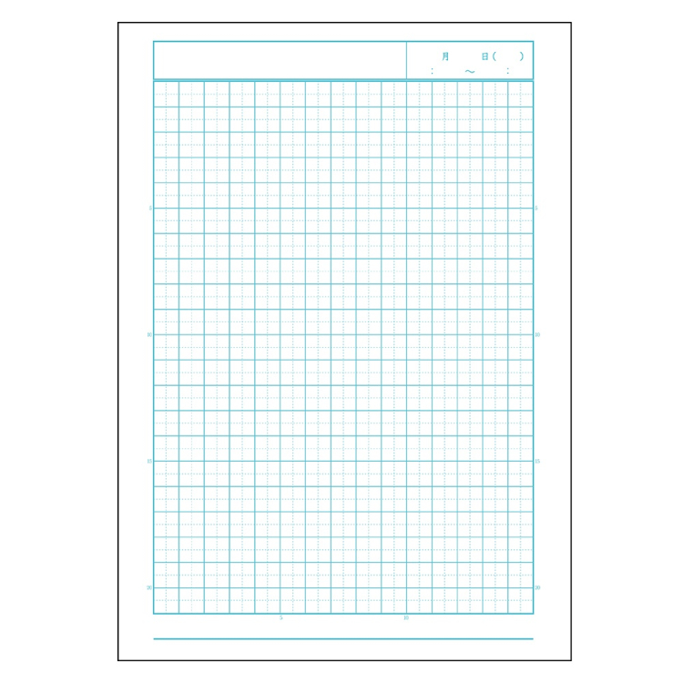ナカバヤシ ロジカル・かるい学習帳・B5・自主学習帳5mmマス・Y NB51-JH5-Yの商品画像3枚目
