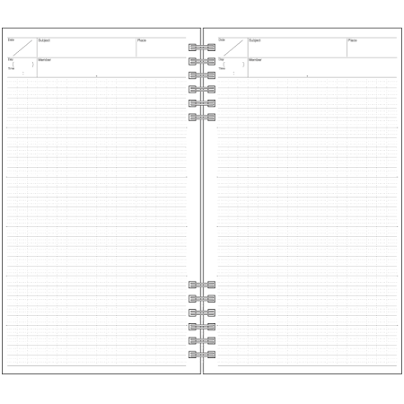 ナカバヤシ スイング ロジカル PLANNINGノート/A5スリム NW-SA501-2の商品画像9枚目