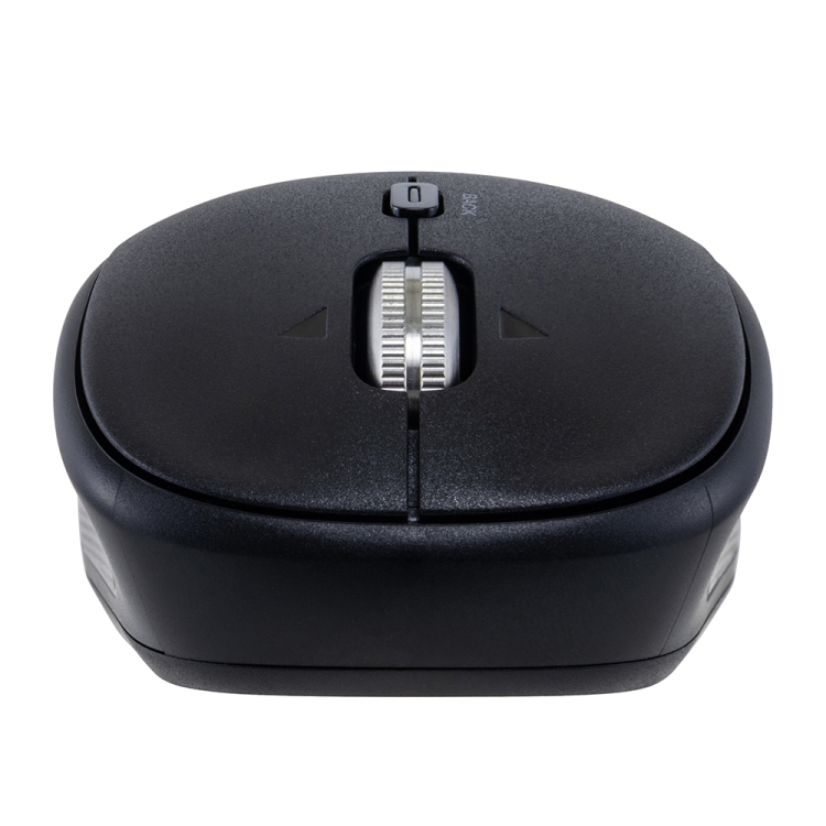 ナカバヤシ　【感動ホイールマウス】  小型Bluetooth・USB無線(デュアル)静音4ボタンBlueLEDマウス/ブラック　MUS-DKQ257BK　(tm)の商品画像8枚目