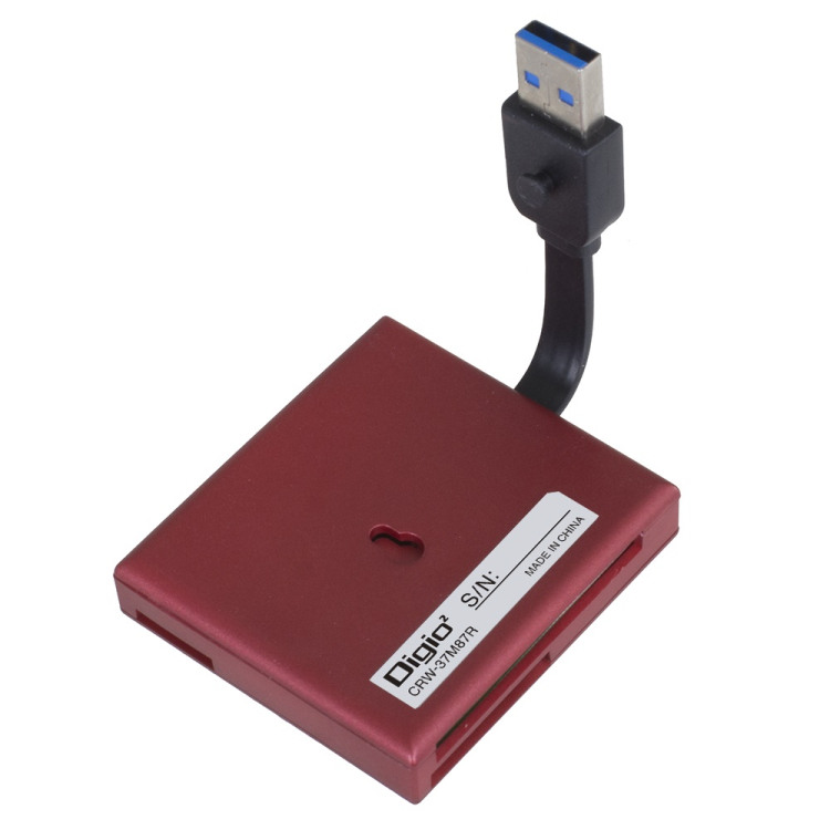 ナカバヤシ USB3.2Gen1マルチカードリーダー・ライター【CRW-37M87シリーズ】レッド CRW-37M87R　(tm)　の商品画像2枚目