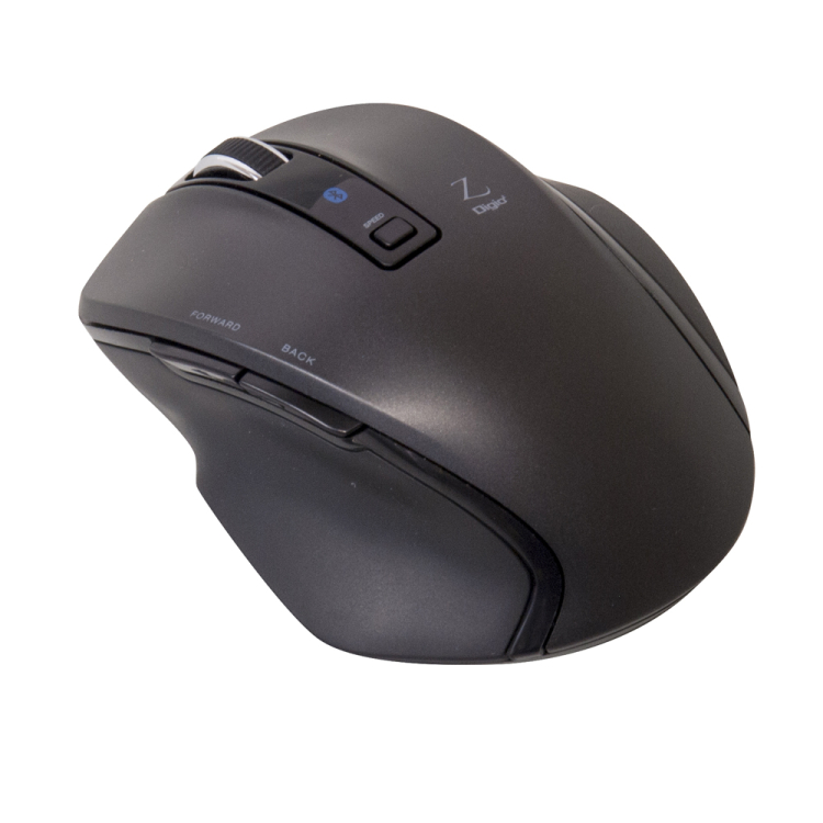ナカバヤシ 小型Bluetooth5ボタンBlueLEDマウス ブラック MUS-BKF121BK　(tm)　の商品画像2枚目
