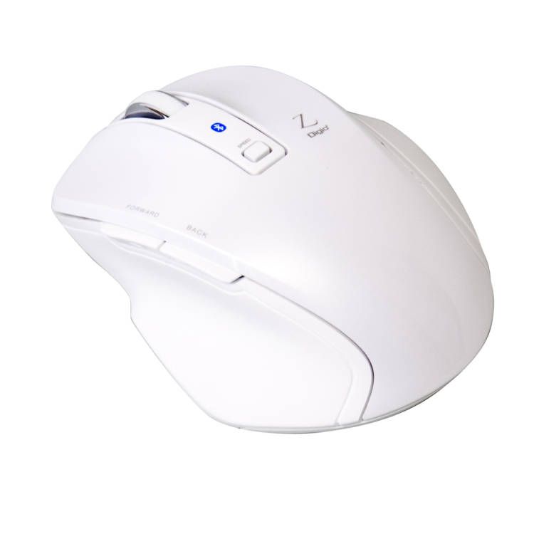 ナカバヤシ 小型Bluetooth5ボタンBlueLEDマウス ホワイト MUS-BKF121W　(tm)　の商品画像2枚目