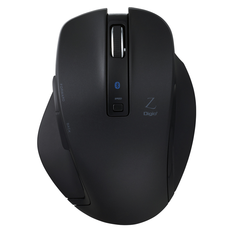 ナカバヤシ Bluetooth5ボタンBlueLEDマウス ブラック MUS-BKF131BK　(tm)　の商品画像2枚目