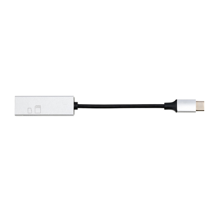 ナカバヤシ 【STIXシリーズ】USB2.0 Type-CアルミSD/microSDカードリーダー・ライター／シルバー CRW-CSD89SL　(tm)の商品画像2枚目