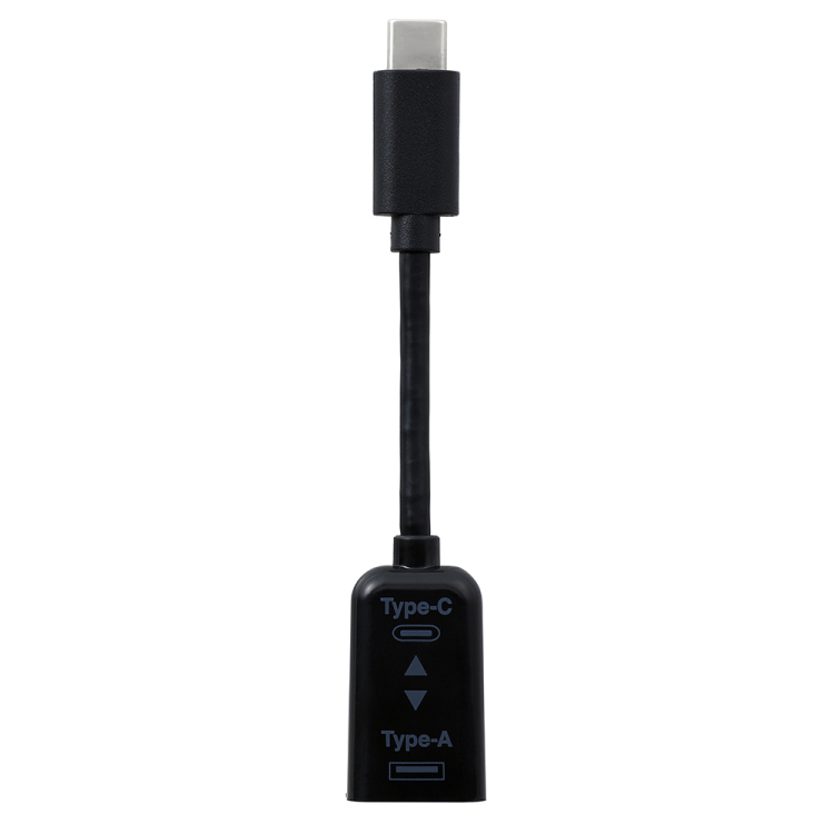 ナカバヤシ USB3.1/A-C変換ケーブル/10cm/ブラック ZUH-CAR301BK (tm)の商品画像3枚目