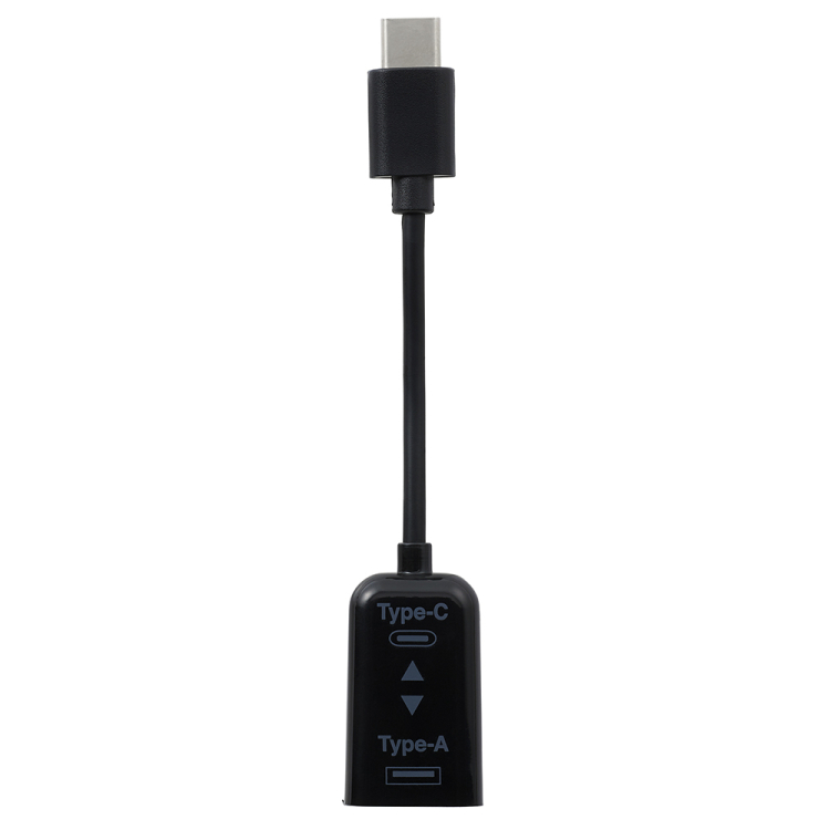 ナカバヤシ USB2.0/A-C変換ケーブル/10cm/ブラック ZUH-CAR201BK (tm)の商品画像3枚目