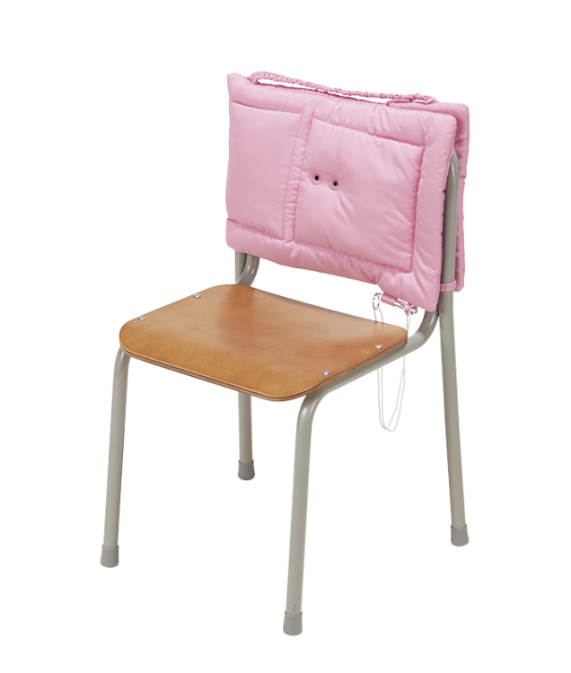ナカバヤシ 防災ずきん　防炎加工　ピンク　BZ-101Pの商品画像3枚目