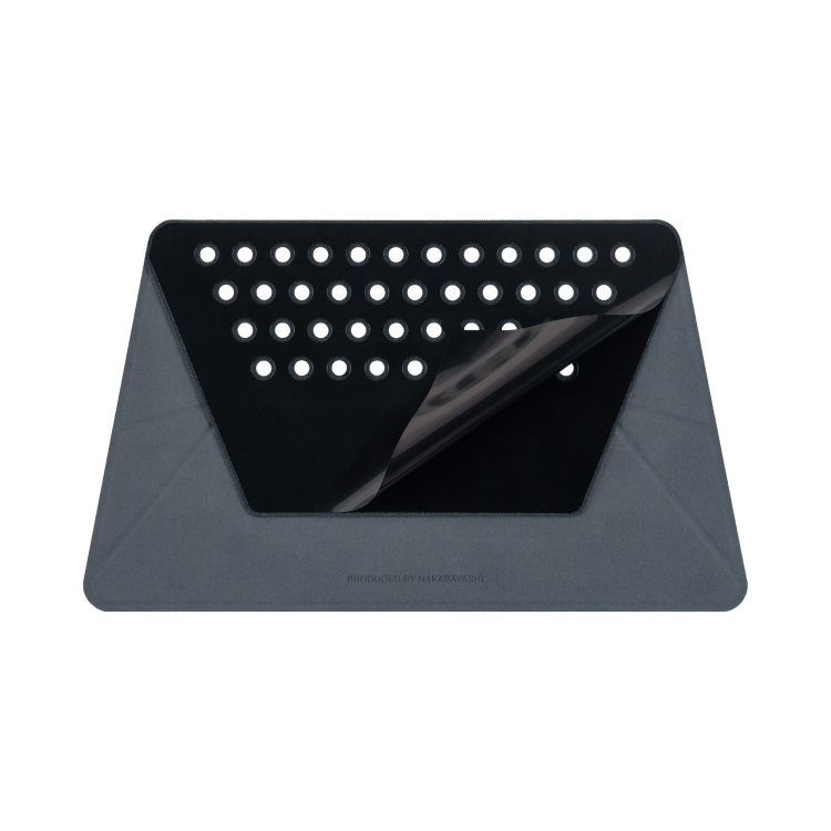 ナカバヤシ　吸着式薄型ノートPCスタンド/ブラック　NPA-011BK　(tm)の商品画像9枚目