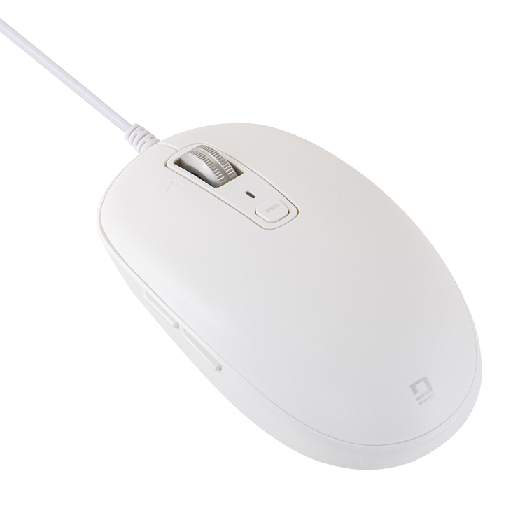 ナカバヤシ 【感動ホイールマウス】有線静音5ボタンBlueLEDマウス/ホワイト MUS-UKF269W (tm)の商品画像12枚目
