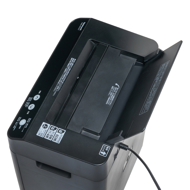 ナカバヤシ ハイスピードオートフィードシュレッダ/ブラック NSE-AFC07BK (tm)の商品画像7枚目