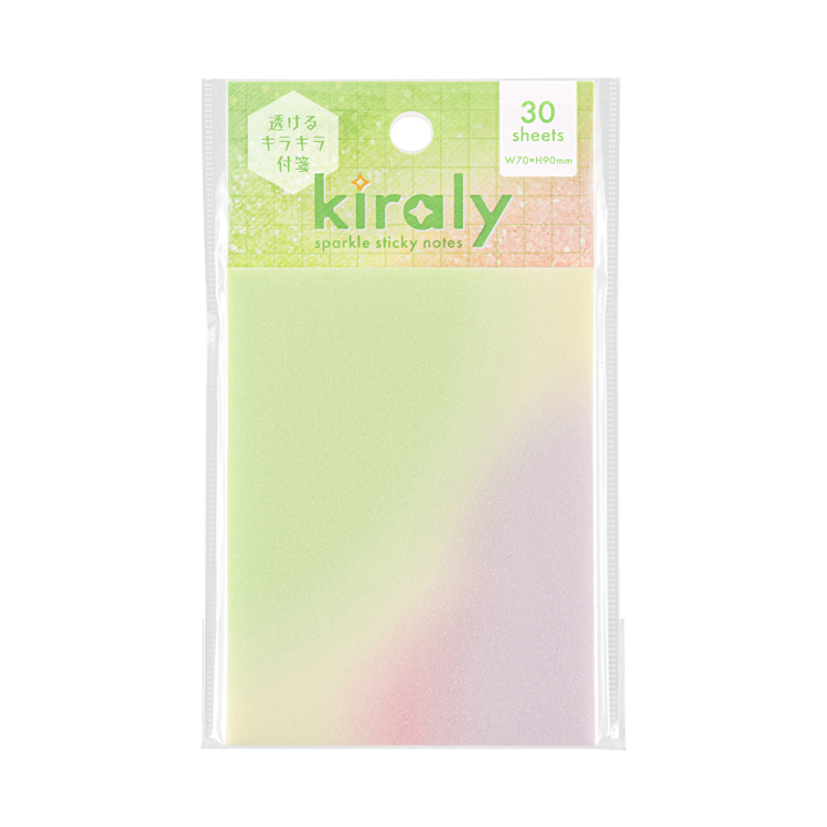 ナカバヤシ kiraly キラリー/透明付箋/L3 FST-008-L3の商品画像1枚目