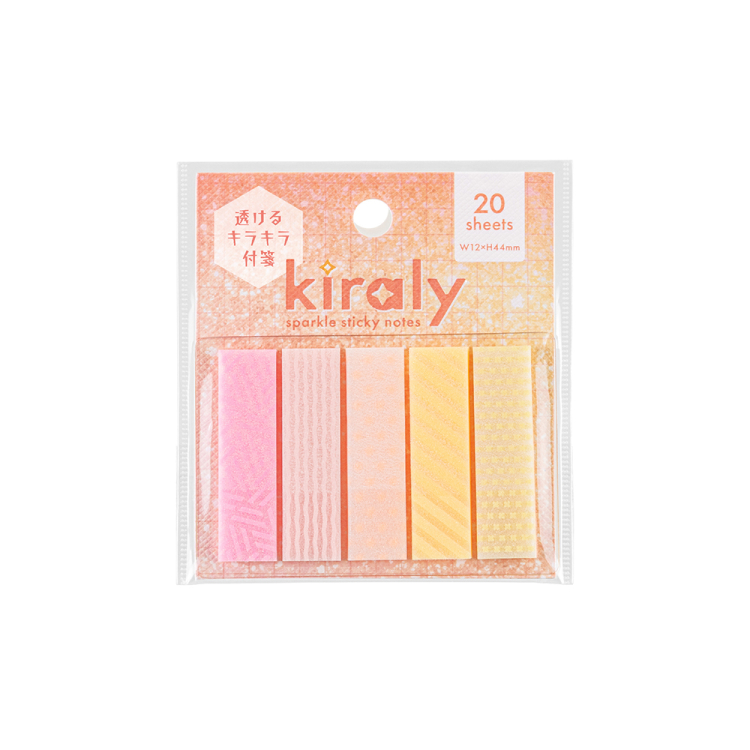 ナカバヤシ kiraly キラリー/透明付箋/ミックス1 FST-008-M1の商品画像1枚目