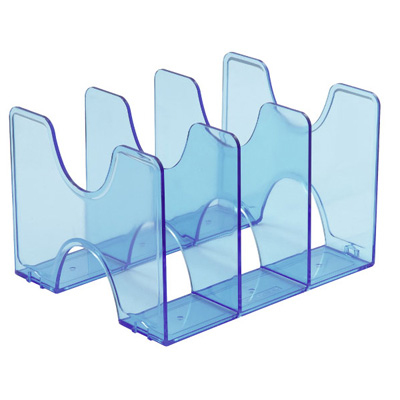 ナカバヤシ かたづけベスト キャパティE9 ブックスタンド本立て FB-E9-CBN クリアブルー