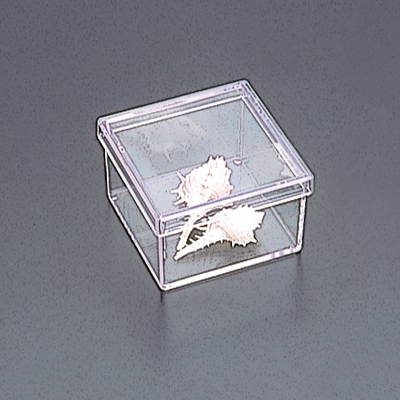 ナカバヤシ キャパティ ソリッド スクエア/フタ付タイプ CSD-BK4 クリア