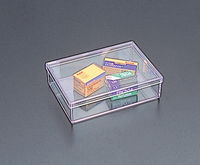 ナカバヤシ キャパティ ソリッド スクエア/フタ付タイプ CSD-BR5F クリア