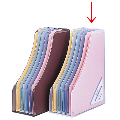 ナカバヤシ インデックスファイルボックス フボI-F5-C クリア