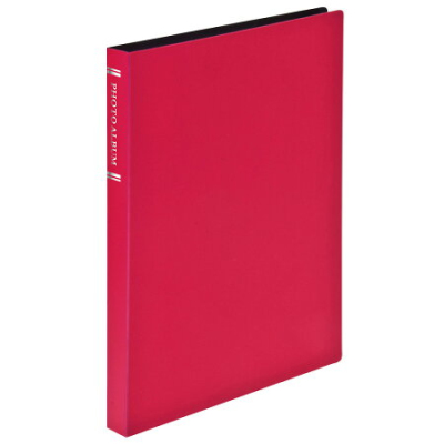 ナカバヤシ 超透明ポケットアルバム/L判80枚収納 CTPL-80-PK/N ピンク