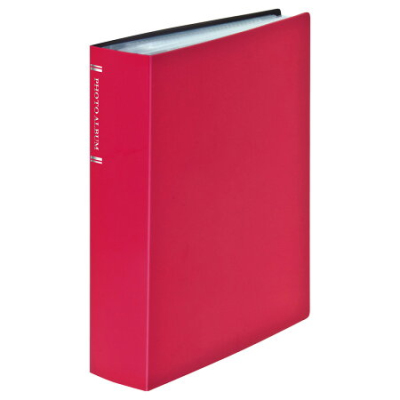 ナカバヤシ 超透明ポケットアルバム/L判240枚収納 CTPL-240-PK/N ピンク