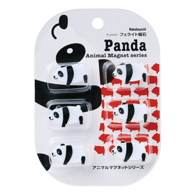 ナカバヤシ アニマル マグネット AMG-F01PA(パンダ)