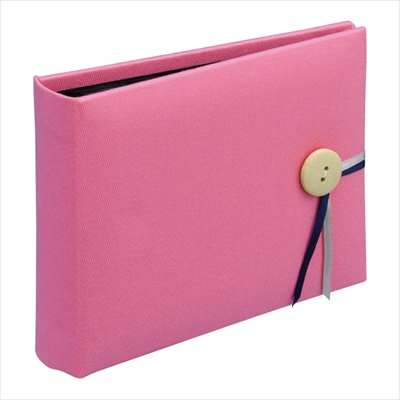 ナカバヤシ 雑貨調 ポケットアルバム/L判1段40枚 FBPK-L40-P ピンク