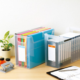 ナカバヤシ かたづけベスト キャパティE4 ファイルボックス FB-E4-CWN ホワイト