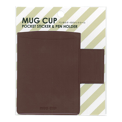 ナカバヤシ マグポケットシール DMS-LS ブラウン