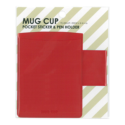 ナカバヤシ マグポケットシール DMS-LR レッド