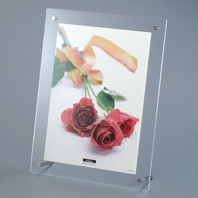 アクリル製 ピクチャーフレーム スタンドタイプ写真立て A4判プリント用 フ-ACS-A4