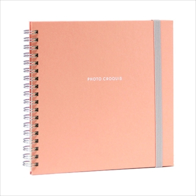 ナカバヤシ かける～のエアー台紙アルバム フォトクロッキー/Sサイズ アKA-SWF-130P ピンク