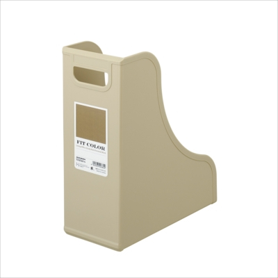 ナカバヤシ FIT COLOR A4ファイルスタンド BR ブラウン FB-FCE6E-BR