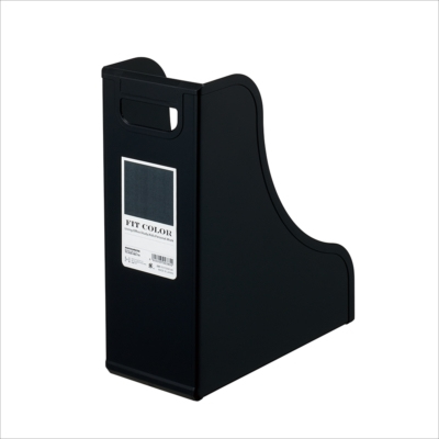 ナカバヤシ FIT COLOR A4ファイルスタンド BK ブラック FB-FCE6E-BK