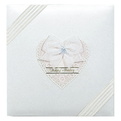 ナカバヤシ フエルアルバム 婚礼用 ハッピーウェディング ア-LK-308-Wホワイト